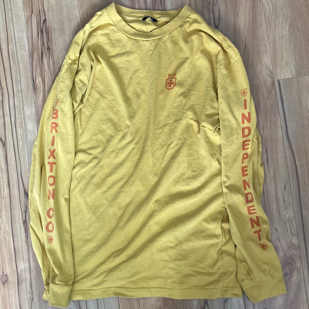 Brixton x Independent Yellow Longsleeve